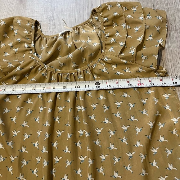 Anthropologie Blu Pepper bird dress size S - Picture 4 of 10